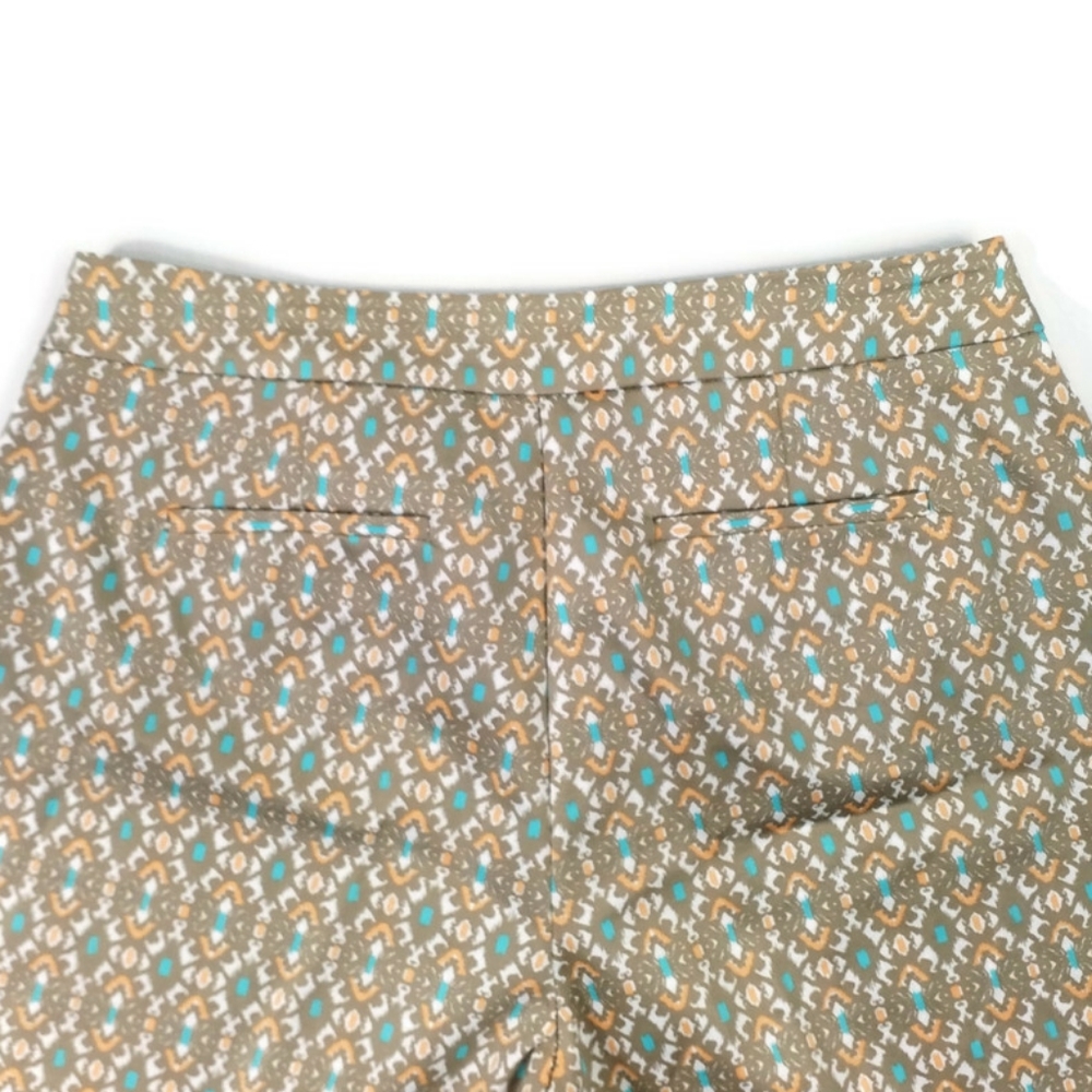 Ruby Road Multicolor Print Cropped Casual Flat Fr… - image 8